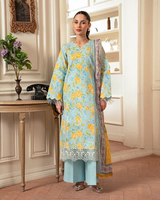 Printkari Embroidered Vol 02 D# 10
