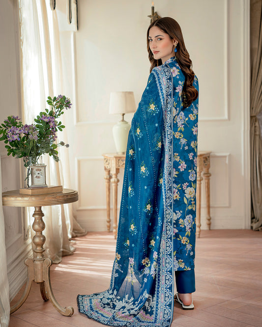 Printkari Embroidered Vol 02 D# 07