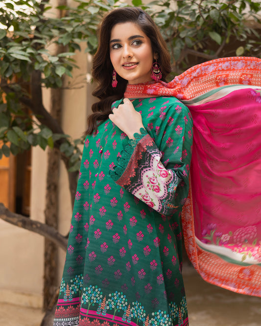 Exclusive Summer 3 Pc Print - Vol 1 - D 01