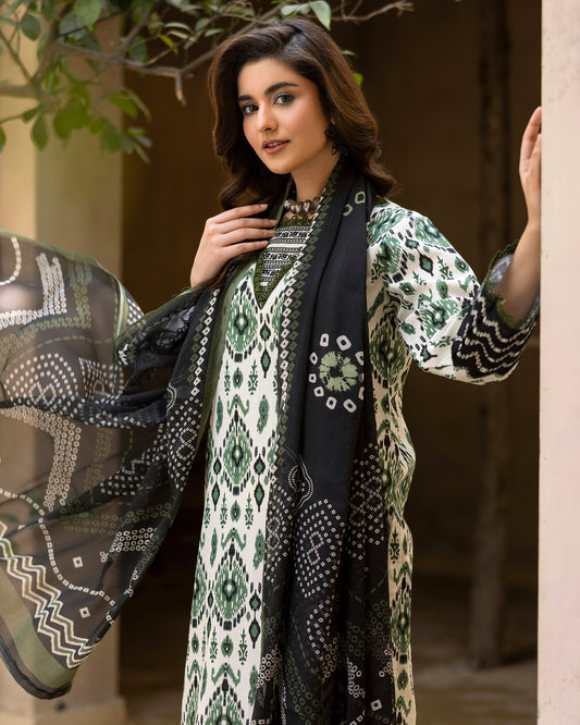 Exclusive Summer 3 Pc Print - Vol 1 - D 02
