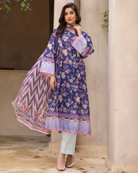 Exclusive Summer 3 Pc Print - Vol 1 - D 03