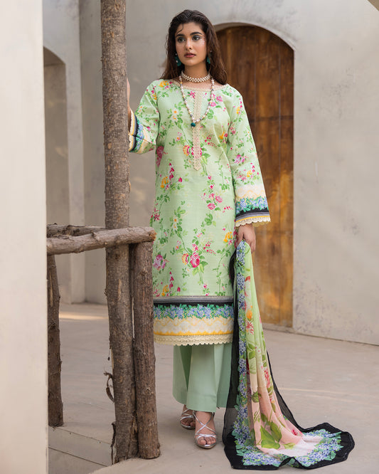 Exclusive Summer 3 Pc Print - Vol 1 - D 08