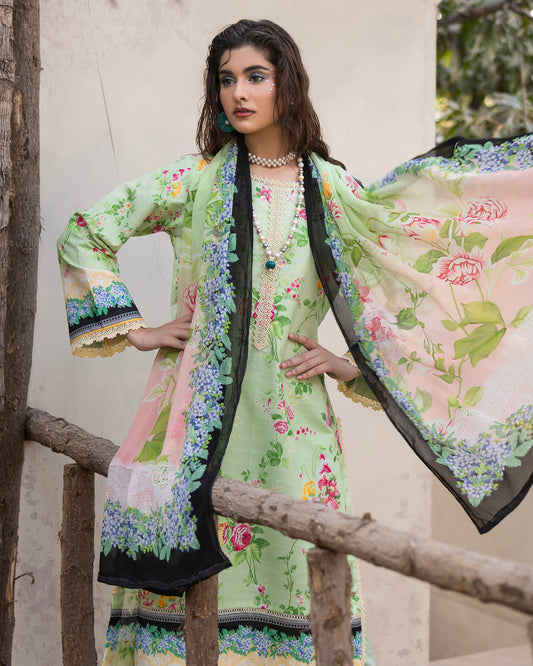 Exclusive Summer 3 Pc Print - Vol 1 - D 08