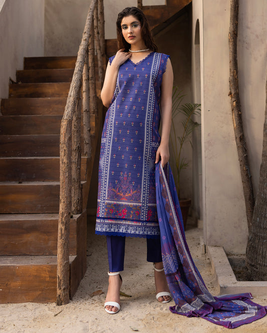 Exclusive Summer 3 Pc Print - Vol 1 - D 09